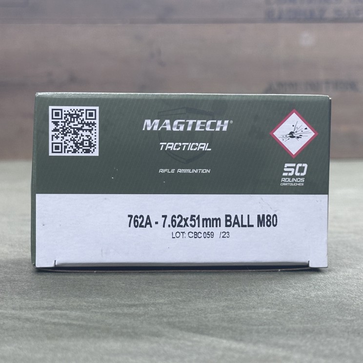 Magtech M80 Ball 7.62x51 (400 Round Case) Magtech M80 Ball 7.62x51 (400 Round Case)